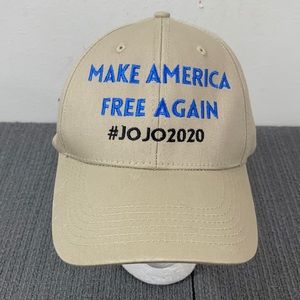 Make America Free Again #JOJO2020 Baseball Hat Unisex Adjustable Khaki Strapback